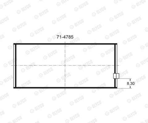 GLYCO 71-4785 Ρουλεμάν