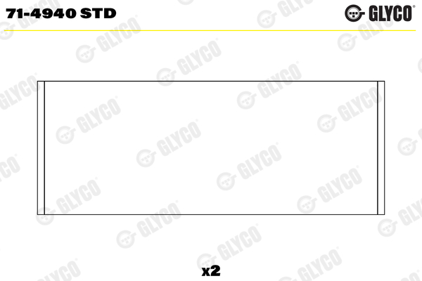 GLYCO 71-4940 STD Ojničné ložisko