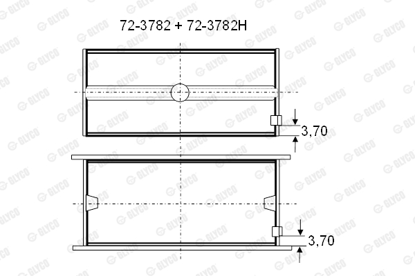 GLYCO 72-3782 Bearing
