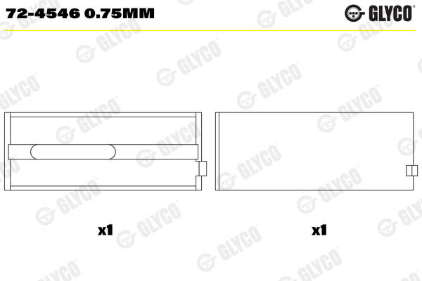 GLYCO 72-4546 0.75mm...