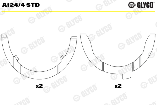 GLYCO A124/4 STD Ροδέλα -...