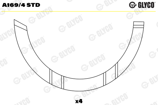 GLYCO A169/4 STD Ροδέλα -...