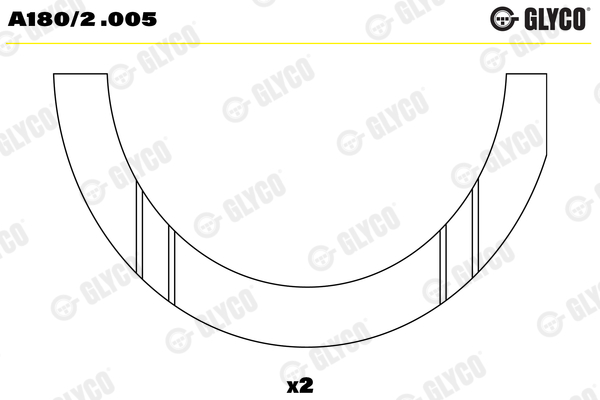 GLYCO A180/2 .005 Ροδέλα -...