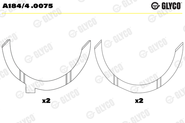 GLYCO A184/4 .0075 Ροδέλα -...