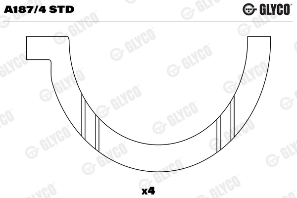 GLYCO A187/4 STD Ροδέλα -...