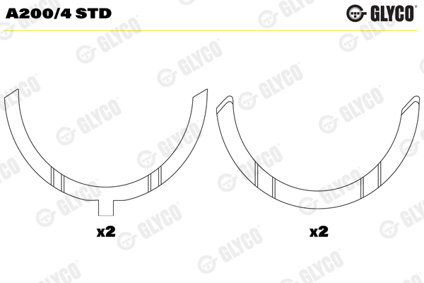 GLYCO A200/4 STD Ροδέλα -...