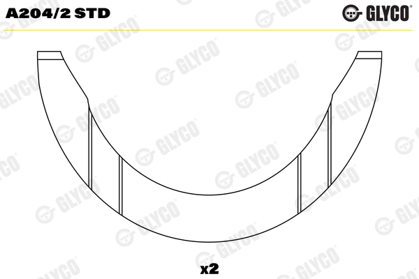 GLYCO A204/2 STD Ροδέλα -...