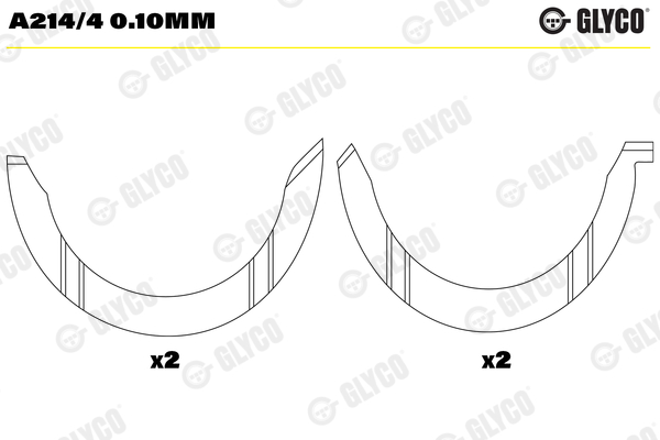 GLYCO A214/4 0.10mm Ροδέλα...
