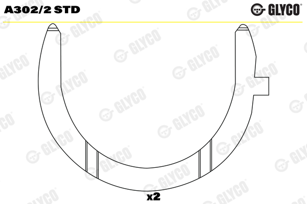 GLYCO A302/2 STD Ροδέλα -...
