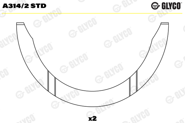 GLYCO A314/2 STD Ροδέλα -...