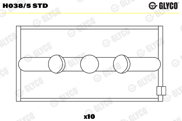 GLYCO H038/5 STD Κουζινέτα...