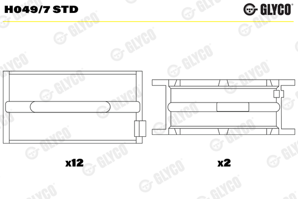 GLYCO H049/7 STD Κουζινέτα...