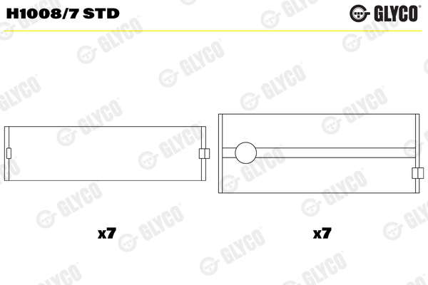 GLYCO H1008/7 STD Κουζινέτα...