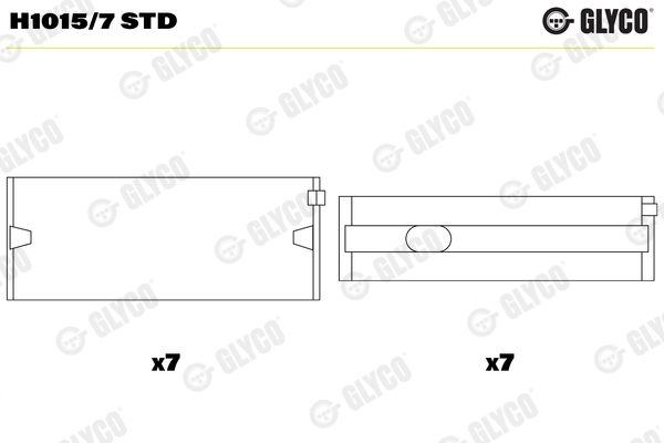 GLYCO H1015/7 STD Κουζινέτα...