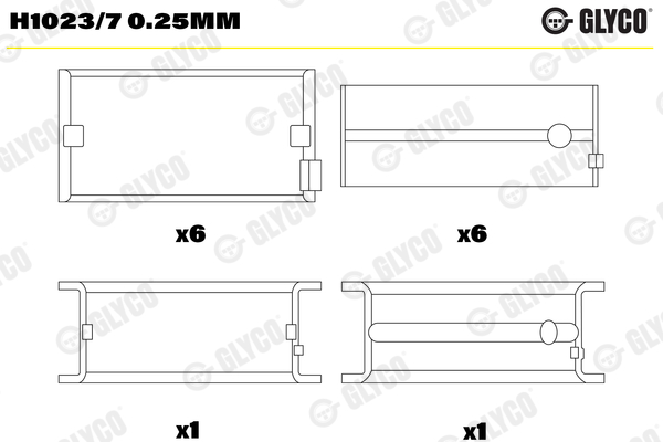 GLYCO H1023/7 0.25mm...