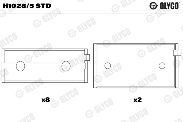 GLYCO H1028/5 STD Κουζινέτα...