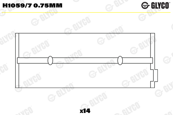 GLYCO H1059/7 0.75mm...