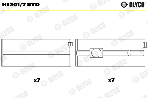 GLYCO H1201/7 STD Κουζινέτα...