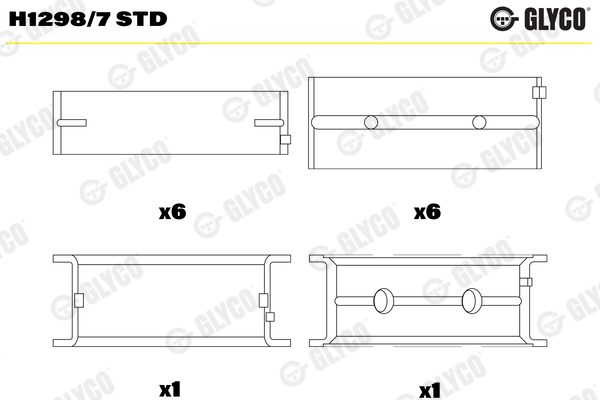 GLYCO H1298/7 STD Κουζινέτα...