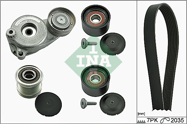 INA 529 0050 20 Kit Cinghie Poly-V