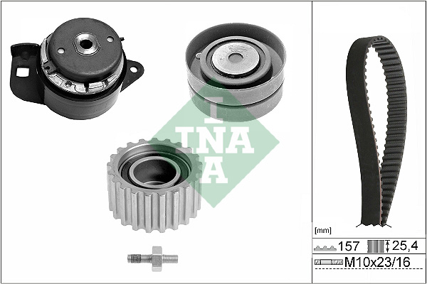 INA 530 0052 10 Kit cinghie dentate-Kit cinghie dentate-Ricambi Euro