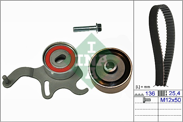 INA 530 0054 10 Kit cinghie dentate-Kit cinghie dentate-Ricambi Euro