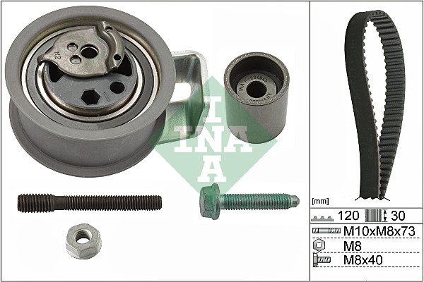 INA 530 0091 10 Kit cinghie dentate-Kit cinghie dentate-Ricambi Euro