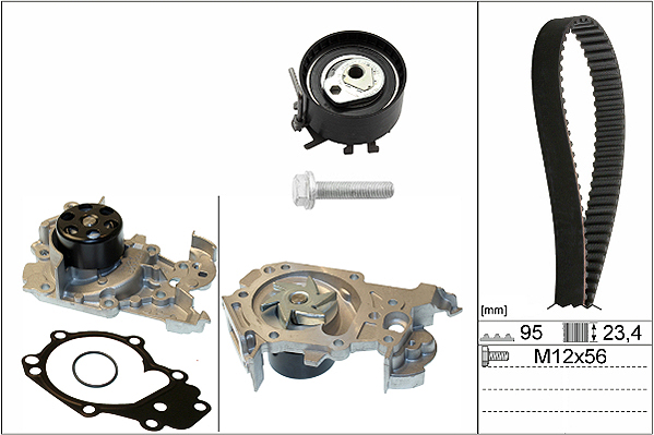 INA 530 0195 30 Set pompa...