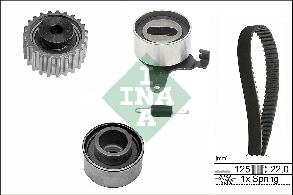 INA 530 0423 10 Kit cinghie dentate-Kit cinghie dentate-Ricambi Euro