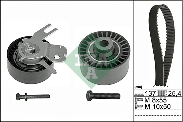 INA 530 0472 10 Kit cinghie dentate