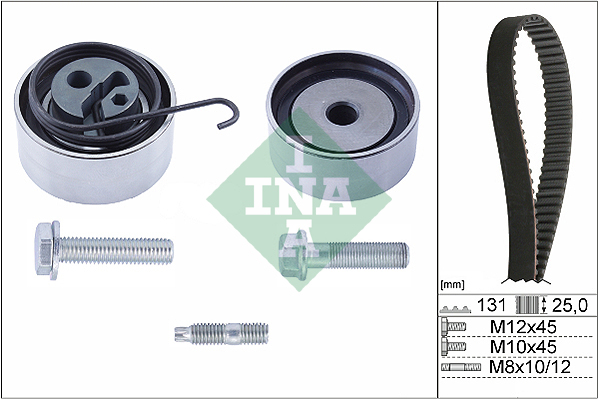 INA 530 0494 10 Kit cinghie dentate-Kit cinghie dentate-Ricambi Euro