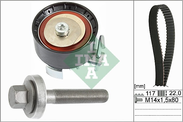 INA 530 0605 10 Kit cinghie dentate