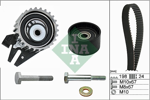 INA 530 0626 10 Kit cinghie dentate