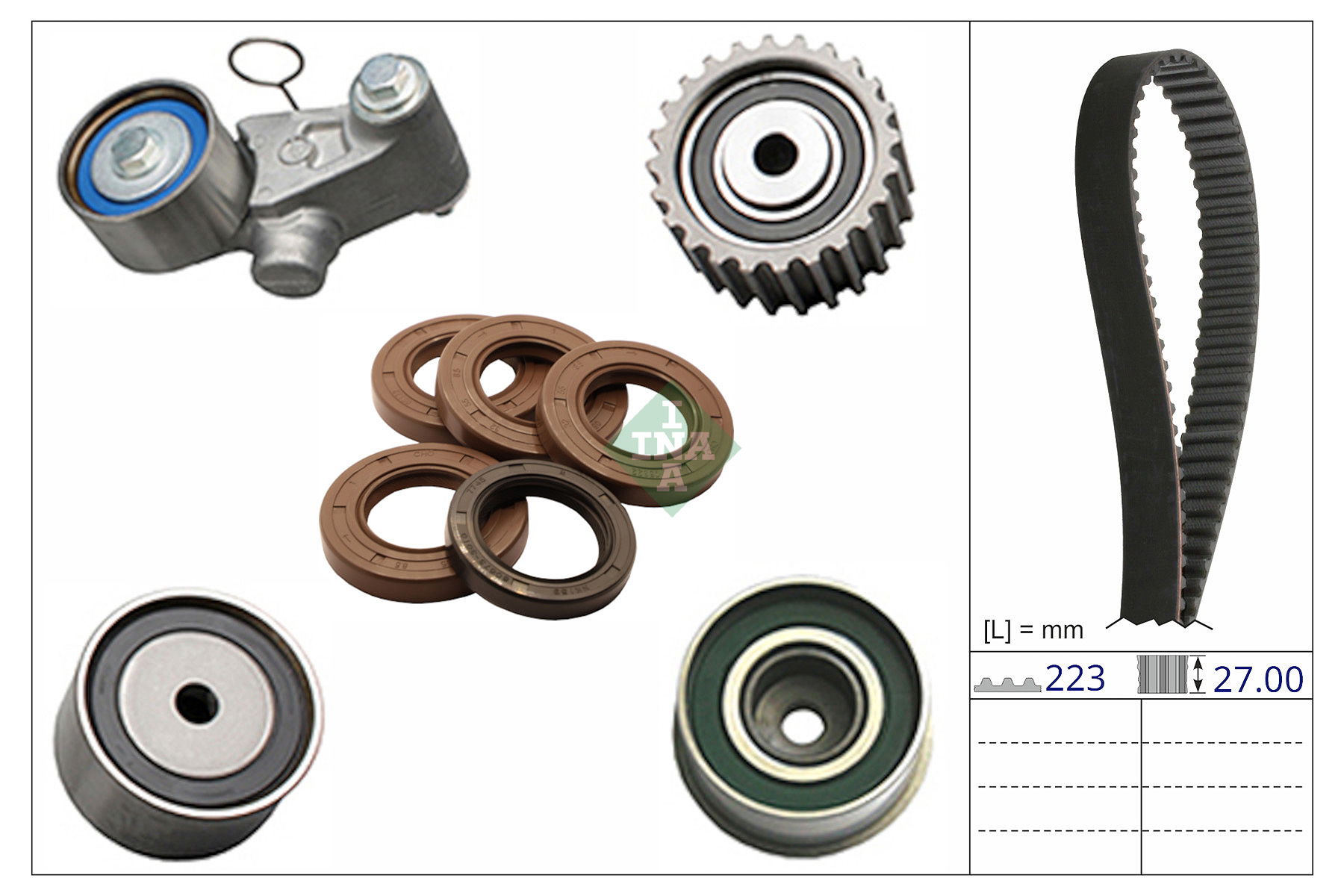 INA 530 0877 10 Zahnriemensatz