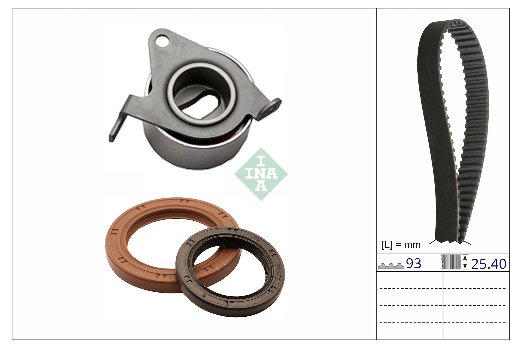 INA 530 0923 10 Zahnriemensatz