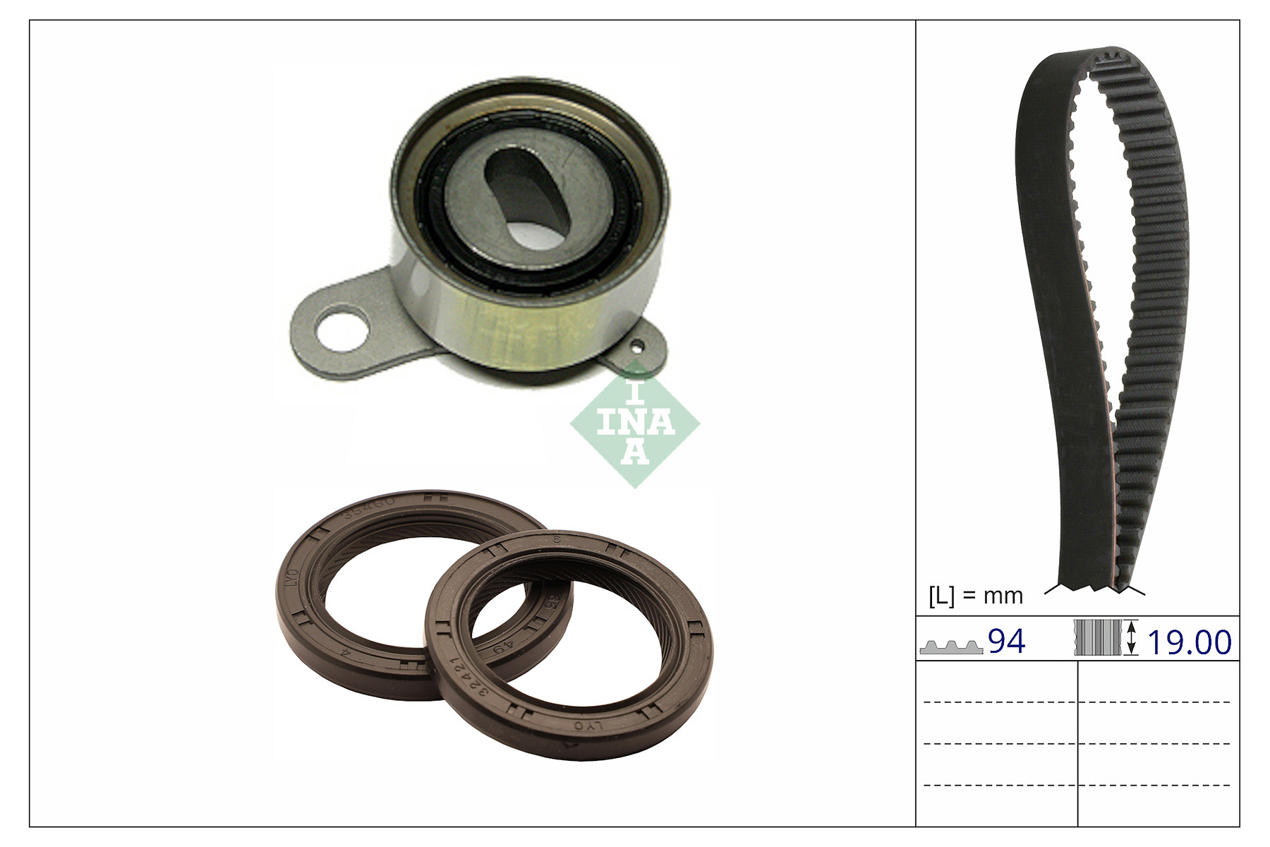 INA 530 0925 10 Zahnriemensatz