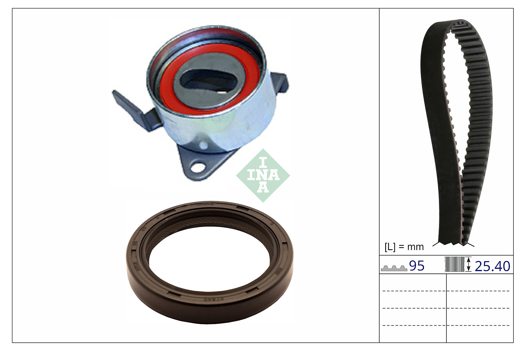 INA 530 0927 10 Zahnriemensatz