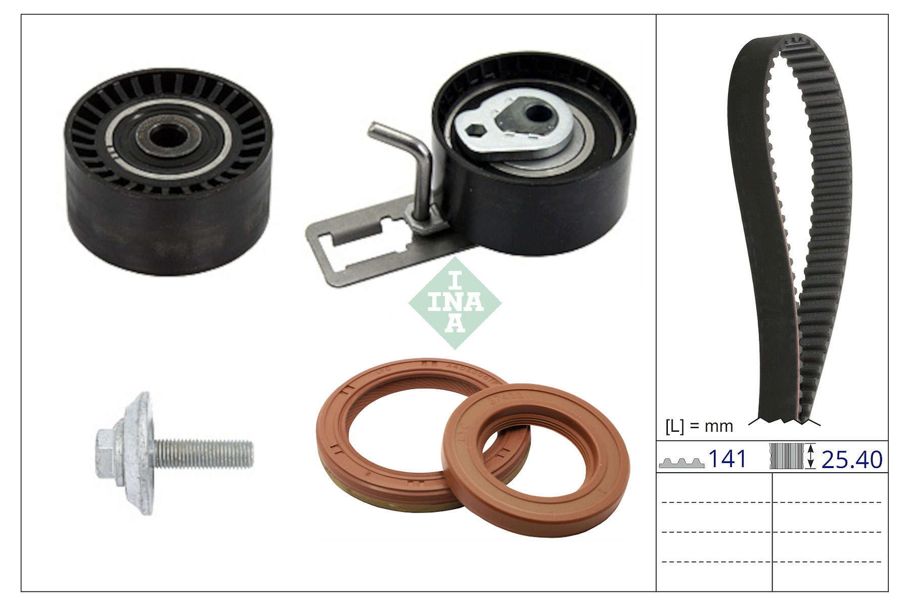 INA 530 0928 10 Zahnriemensatz