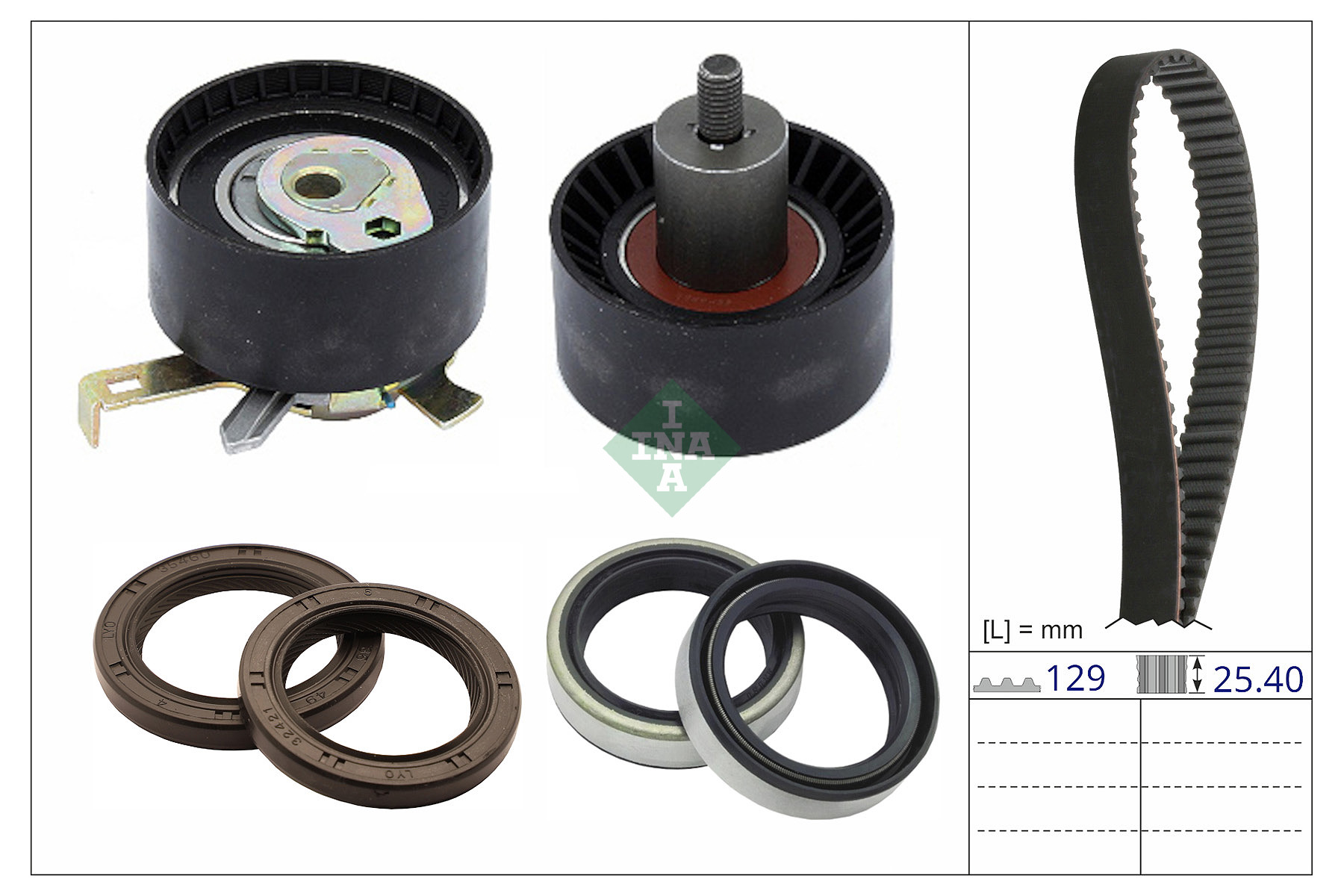 INA 530 0931 10 Zahnriemensatz