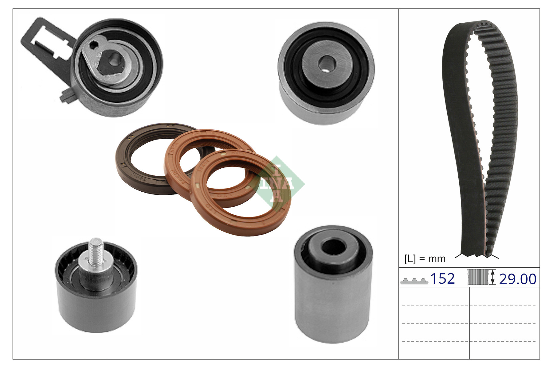 INA 530 0932 10 Zahnriemensatz