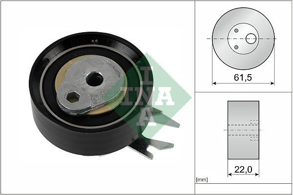 INA 531 0252 30 Rullo tenditore, Cinghia dentata