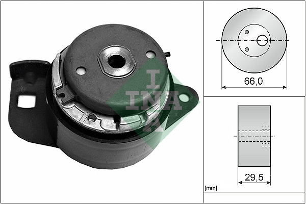 INA 531 0320 30 Rullo tenditore, Cinghia dentata