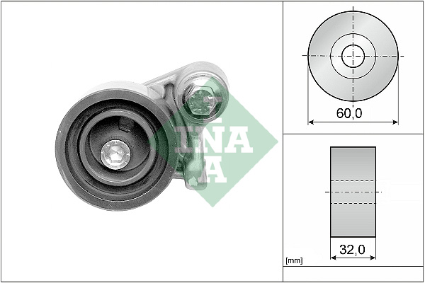 INA 531 0377 10 Spannrolle,...