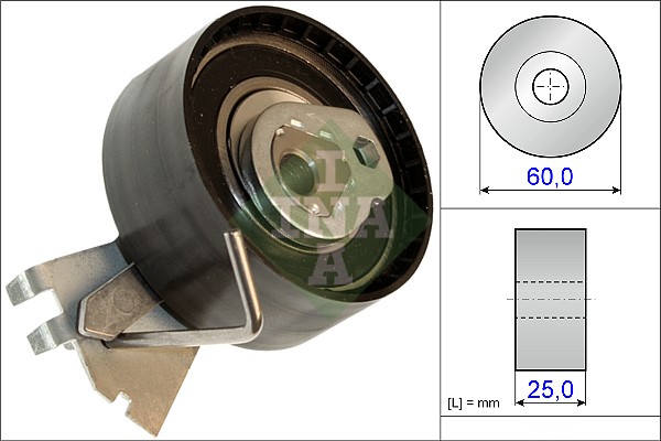 INA 531 0572 10 Spannrolle,...