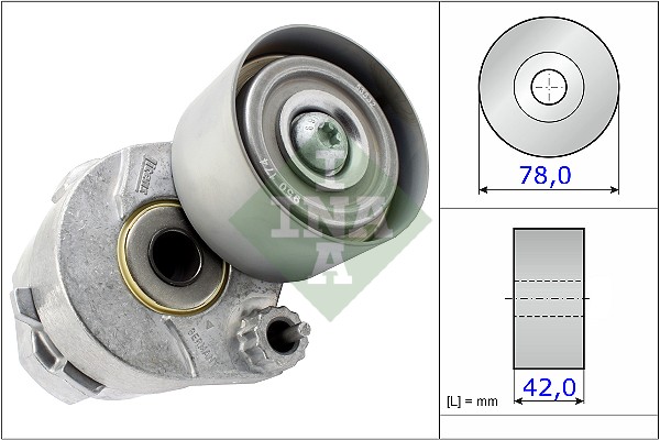 INA 531 0604 30 Spannrolle,...