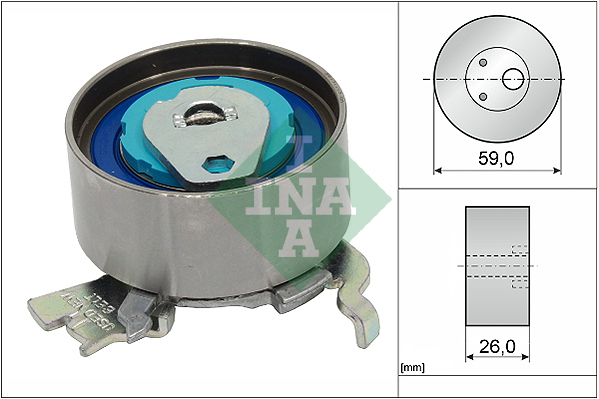 INA 531 0679 30 Rullo tenditore, Cinghia dentata-Rullo tenditore, Cinghia dentata-Ricambi Euro