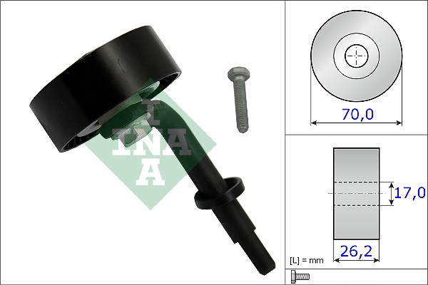 INA 531 0783 10 Spannrolle,...