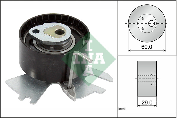 INA 531 0839 10 Rullo tenditore, Cinghia dentata