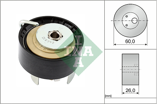 INA 531 0890 10 Spannrolle,...