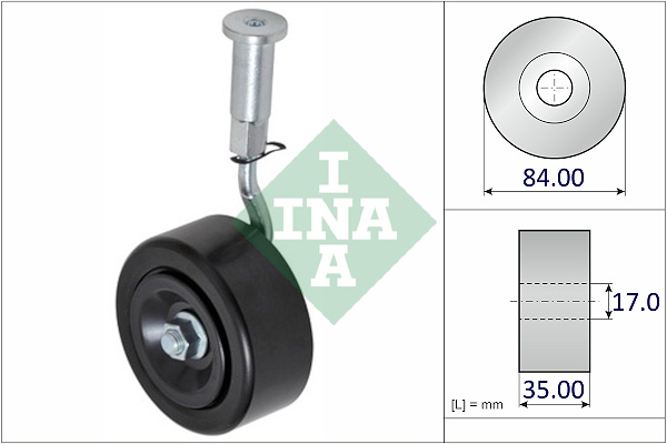 INA 531 1003 10 Spannrolle, Keilriemen